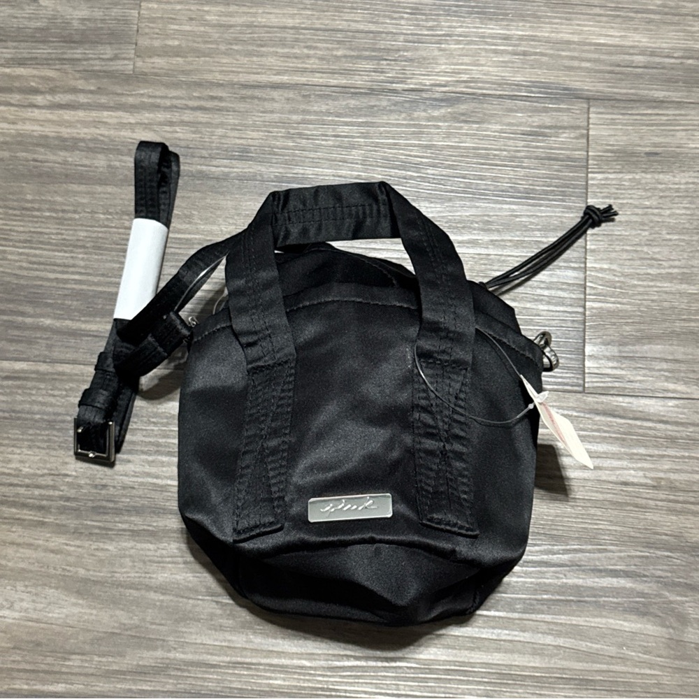 NEW Victoria's Secret Pink
Mini Small Bucket Crossbody
CLUB Bag Purse Black